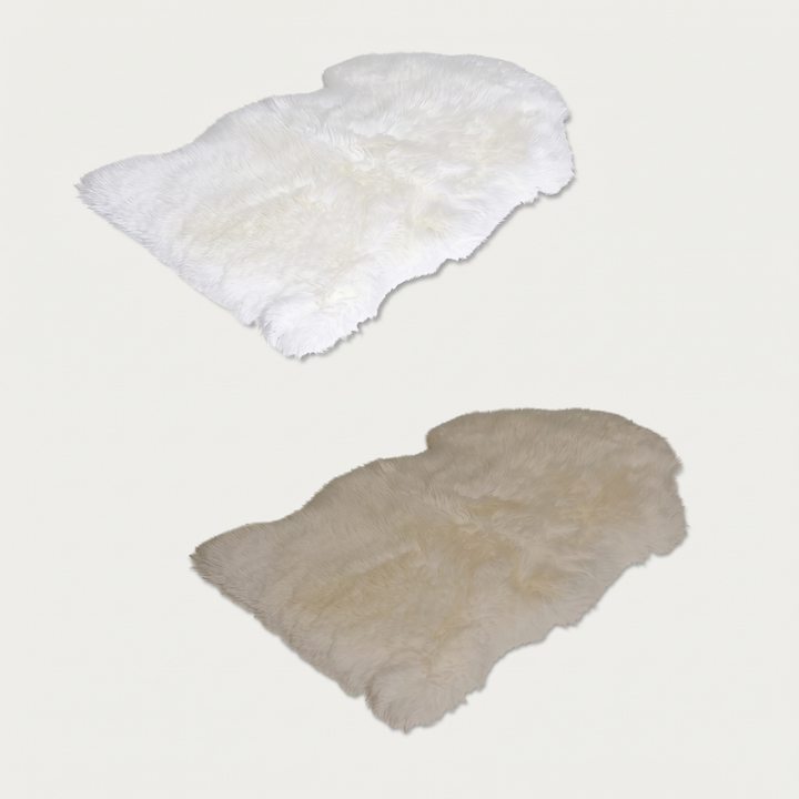 natural-sheep-shearling-pet-bed-cover image 1
