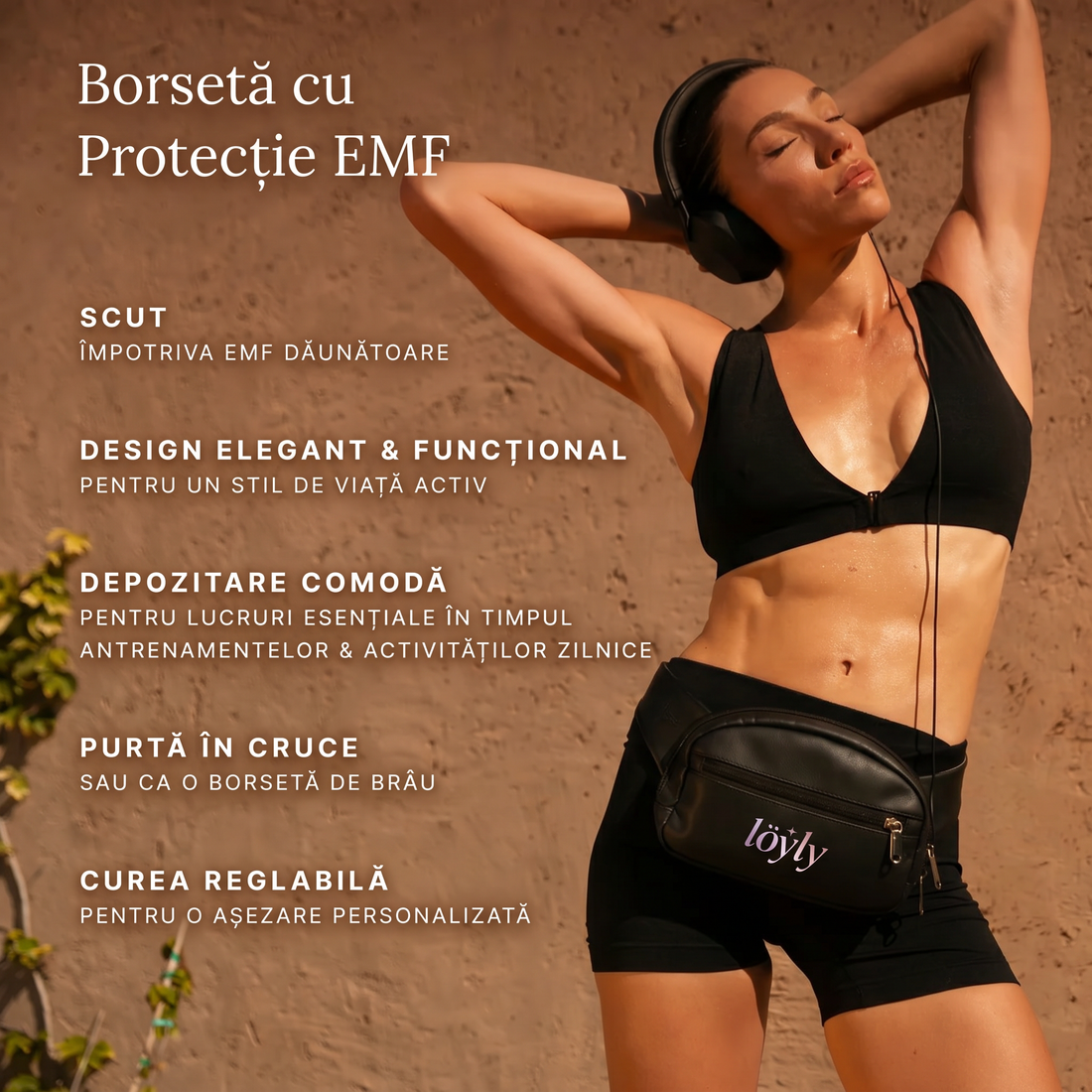Radiații EMF de la telefon - borsetă de protecție EMF LÖYLY